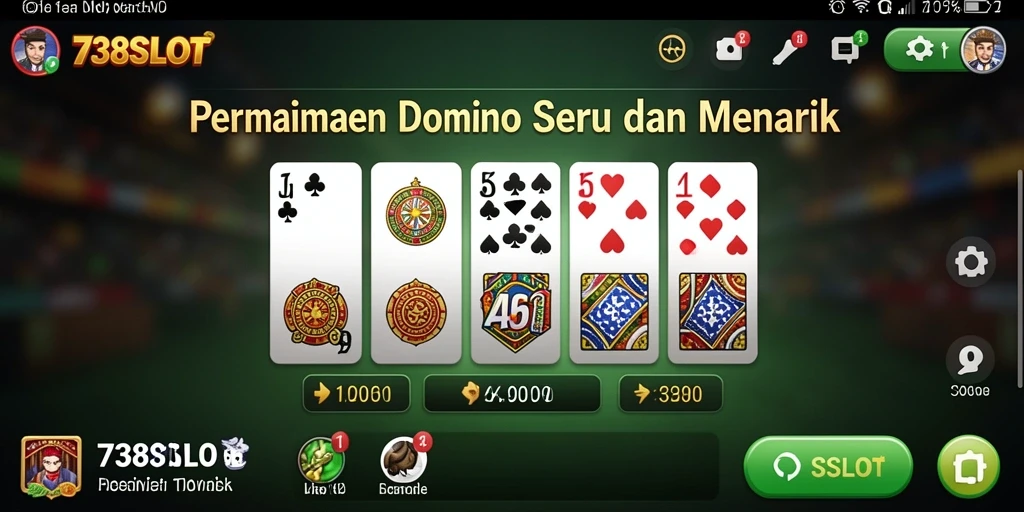 Tampilan gameplay 738SLOT yang menarik dan mendebarkan.