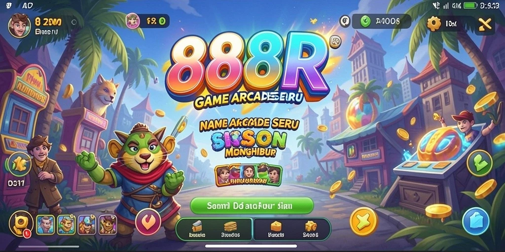 Tampilan seru dari gameplay 888R yang penuh tantangan.