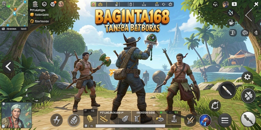 Gameplay BAGINTA168 menampilkan petualangan seru di dunia terbuka.