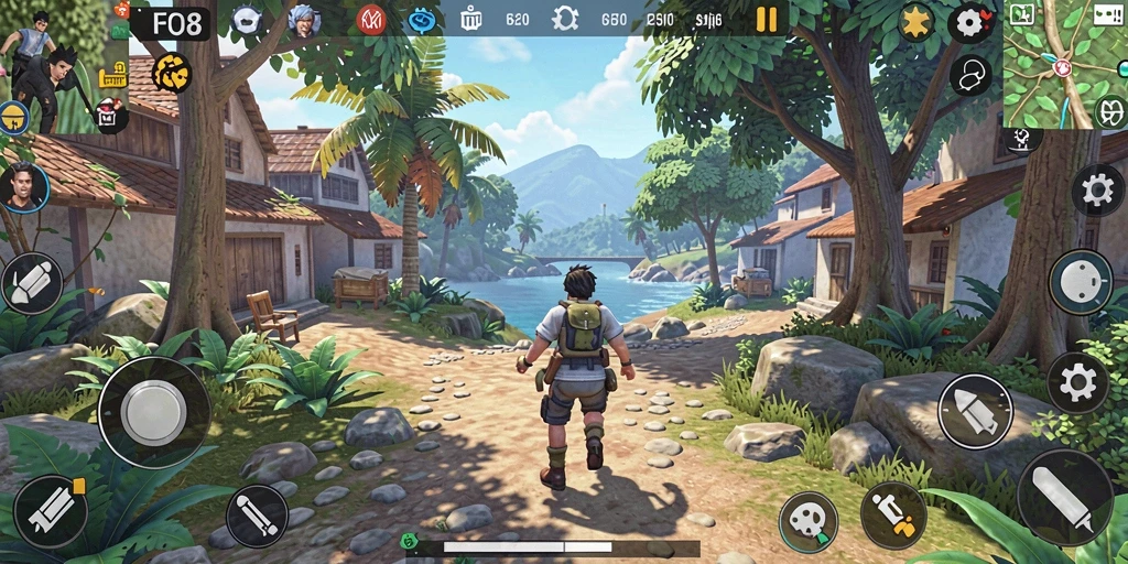 Screenshot utama FO8 menampilkan gameplay Simulation yang seru.