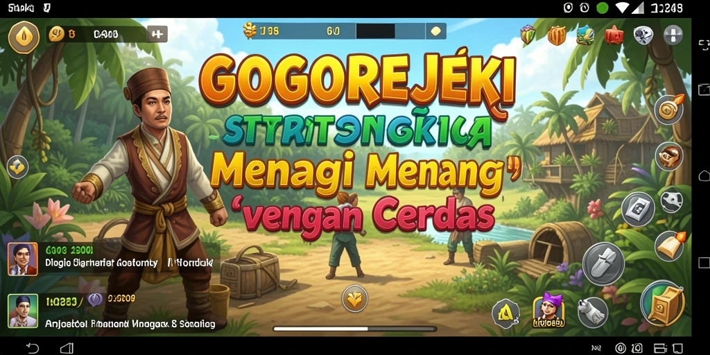Screenshot menampilkan gameplay menegangkan GOGOREJEKI.