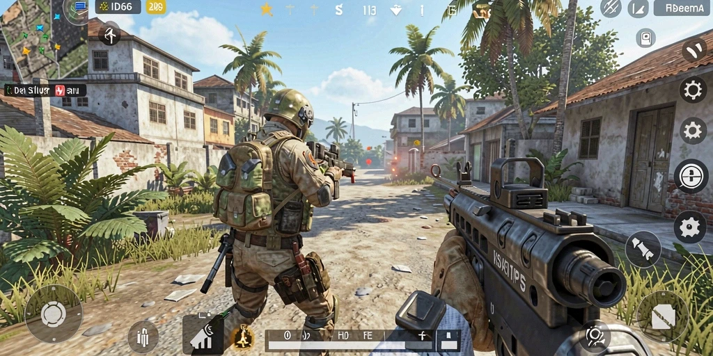 Tampilan gameplay ID66 yang menegangkan dan seru.