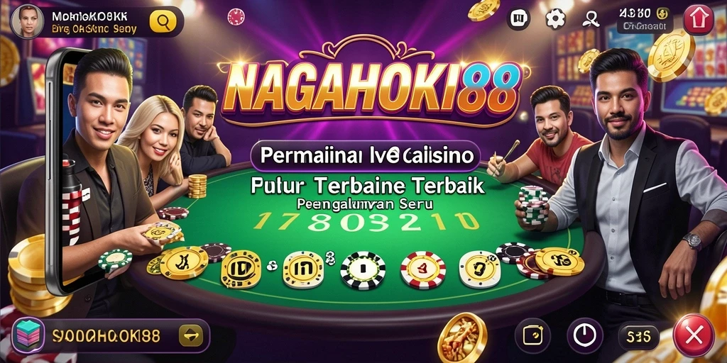 Tampilan gameplay Live Casino yang menarik dan interaktif.