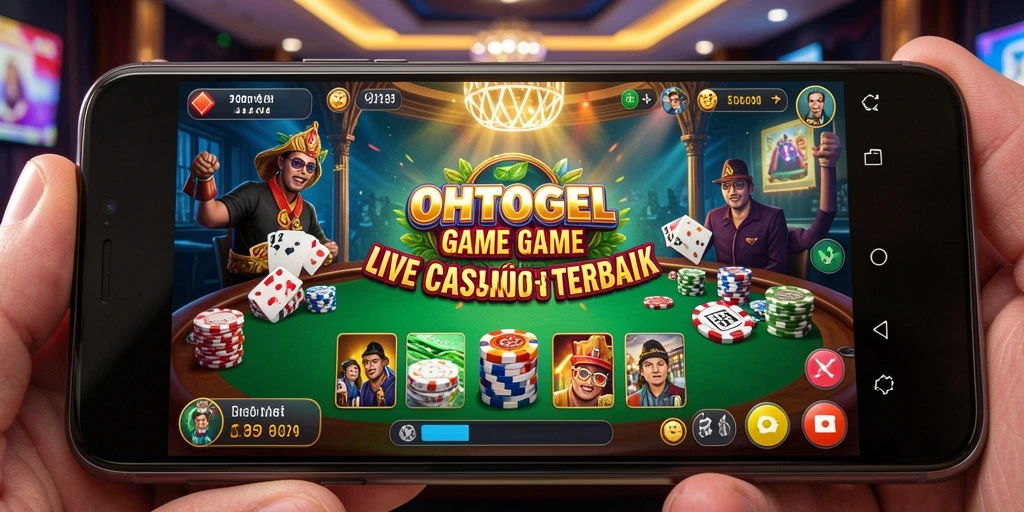 Tampilan gameplay OHTOGEL yang memukau dalam permainan Live Casino.
