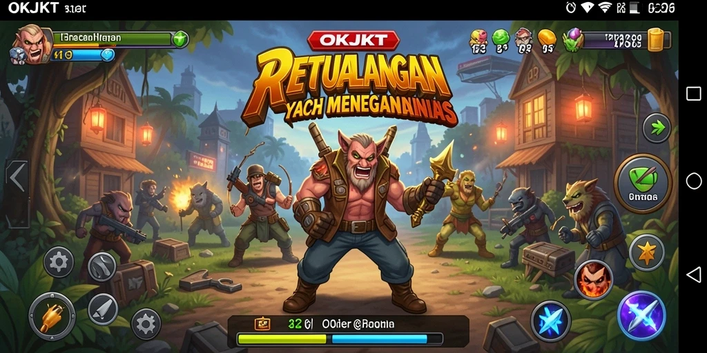 Tampilkan gameplay dinamis di OKJKT dengan tantangan seru.