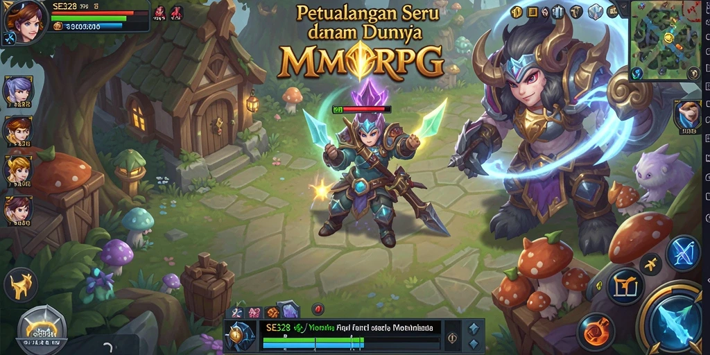 Tampilan gameplay SE328 yang menakjubkan dalam dunia MMORPG.