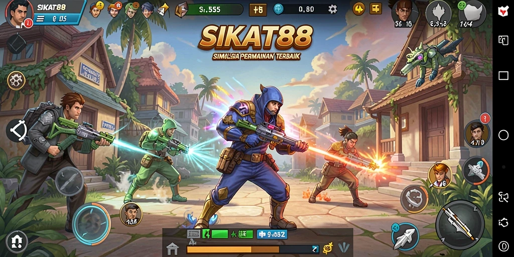 Tampilan gameplay SIKAT88 yang menarik dan menawan.