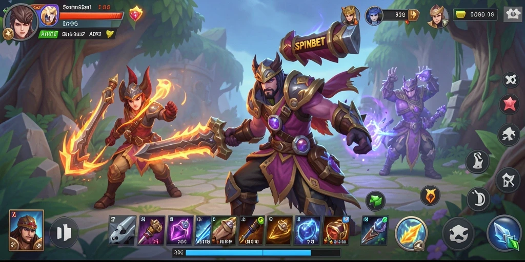 Gameplay ARPG SPINBET yang mendebarkan dan penuh aksi.