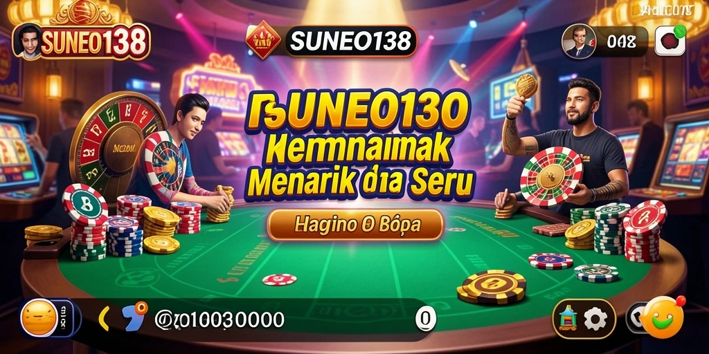 Tampilan gameplay mendebarkan dalam aplikasi SUNEO138.