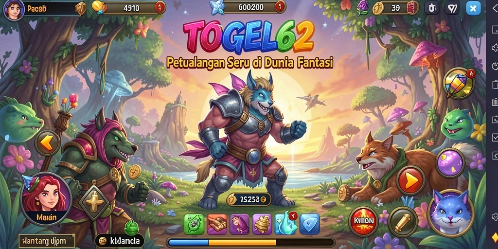 Tampilan screenshot utama TOGEL62 menunjukkan aksi petualangan mendebarkan.