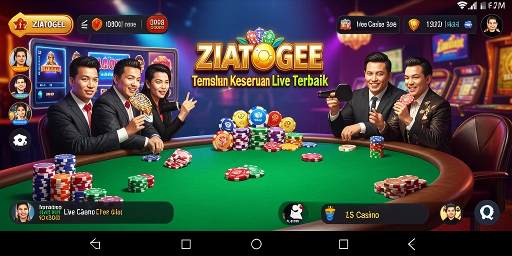Gameplay menarik Live Casino di ZIATOGEL.